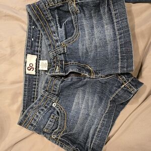 So Women's Blue Denim Shorts